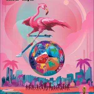 Poster Miami Coupe du Monde 2026