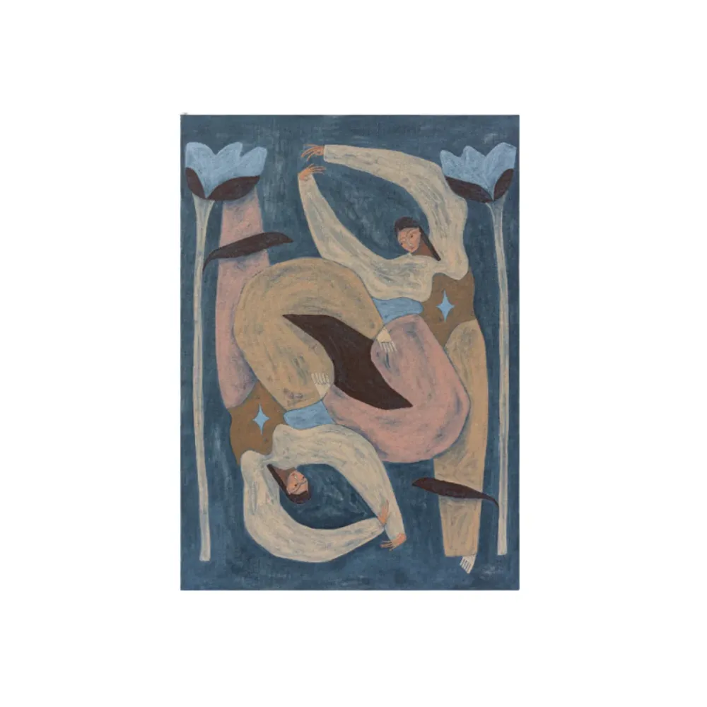 Affiche Camille Jouarre - Blue Bloom PSTR Studio
