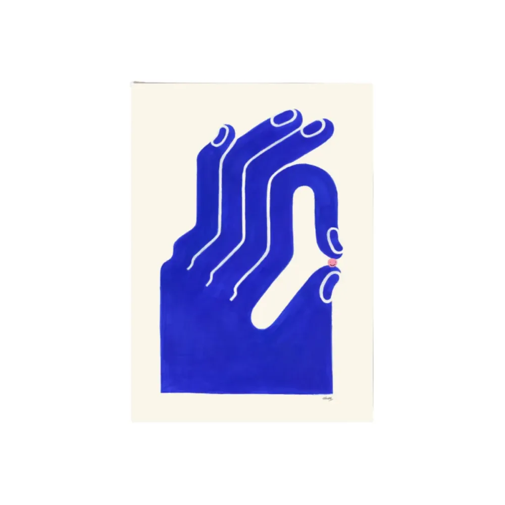Affiche Frederic Matti - It's Ok Blue PSTR Studio
