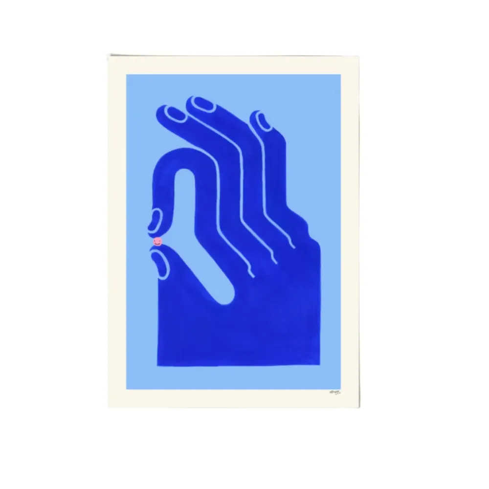 Affiche Frederic Matti - It will be ok Blue PSTR Studio