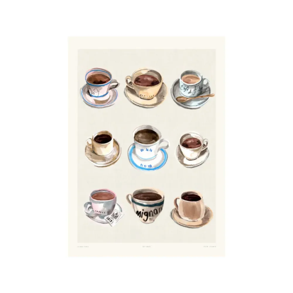 Affiche Laura Page - Café PSTR Studio