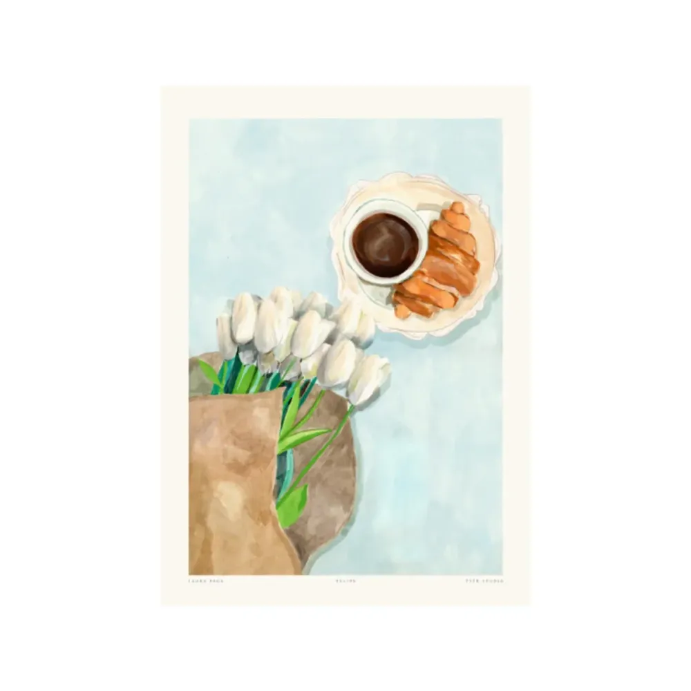 Affiche Laura Page - Tulips PSTR Studio