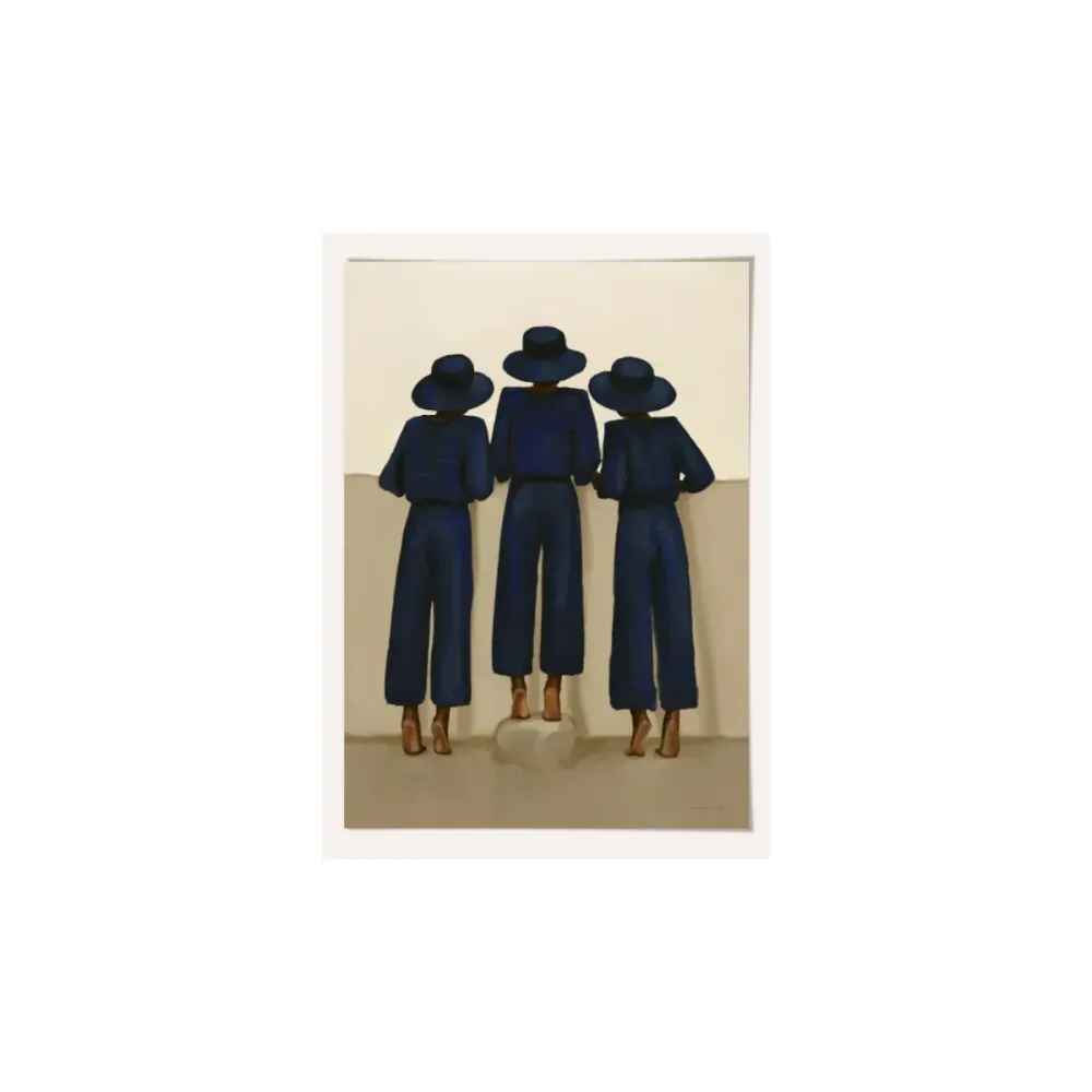 Affiche Maxime Rokus - Spying Blue PSTR Studio
