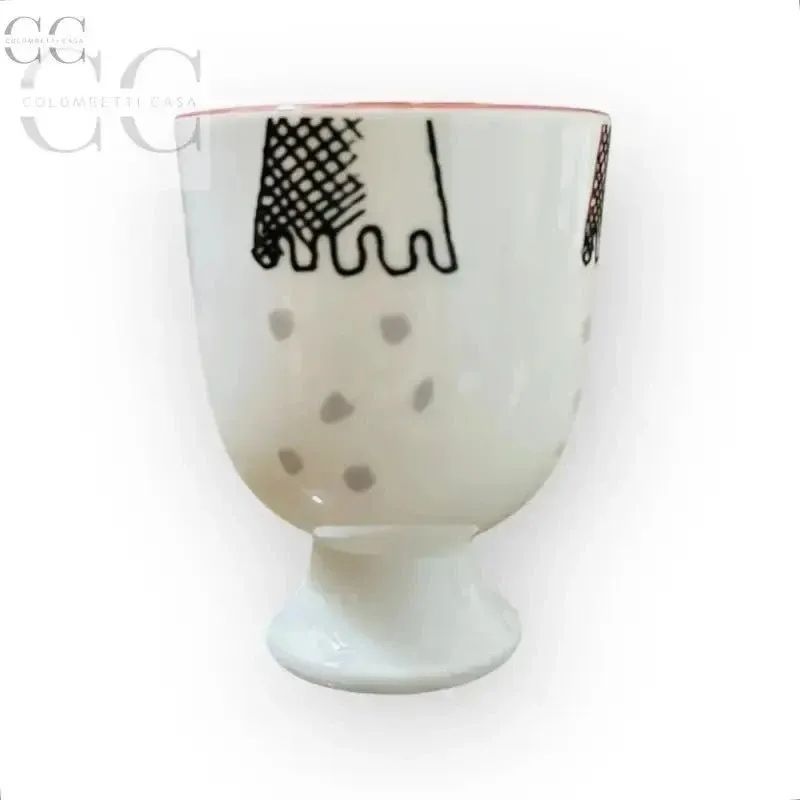 Vase en porcelaine Richard Ginori avec pied