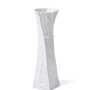 Le vase en céramique Mia Licia blanc 13x10x33 cm Selected Products - 871