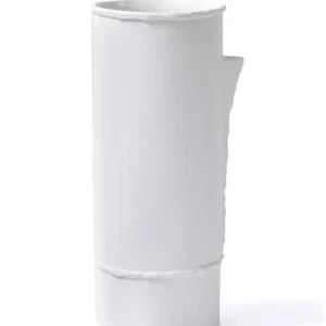 Le vase en céramique Mia Licia blanc 18x16x41 cm Selected Products - 871