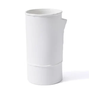 Le vase en céramique Mia Licia blanc 19x16x31 cm Selected Products - 871