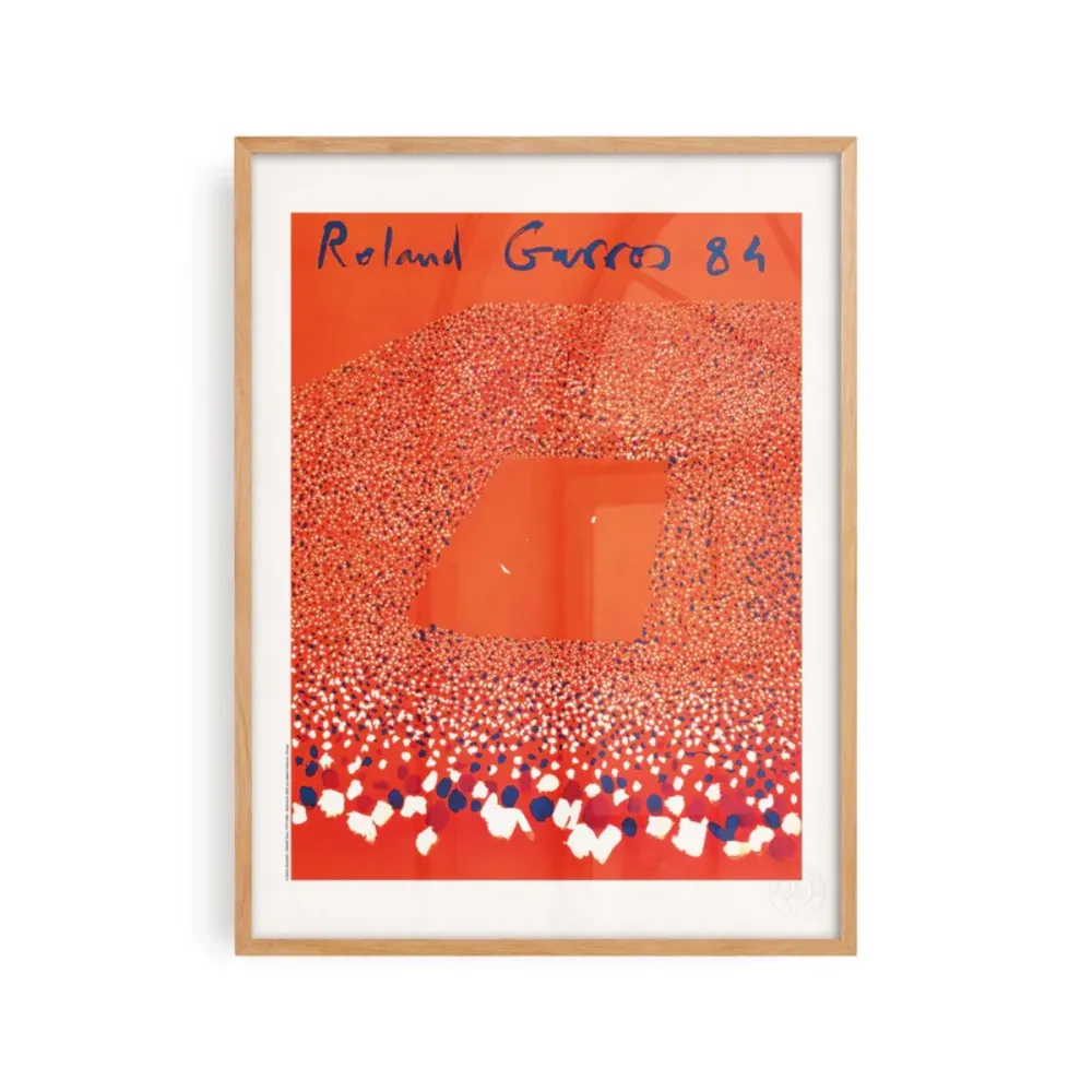 Affiche Roland-Garros 1984 - Gilles Aillaud - 30 x 40 cm Sélectionné par Fleux
