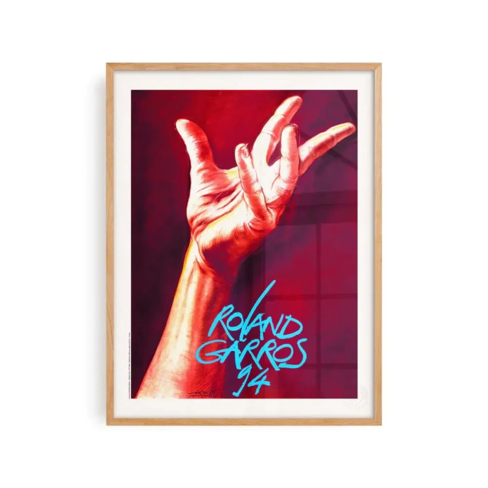 Affiche Roland-Garros 1994 - Ernest Pignon-Ernest - 30 x 40 cm Sélectionné par Fleux