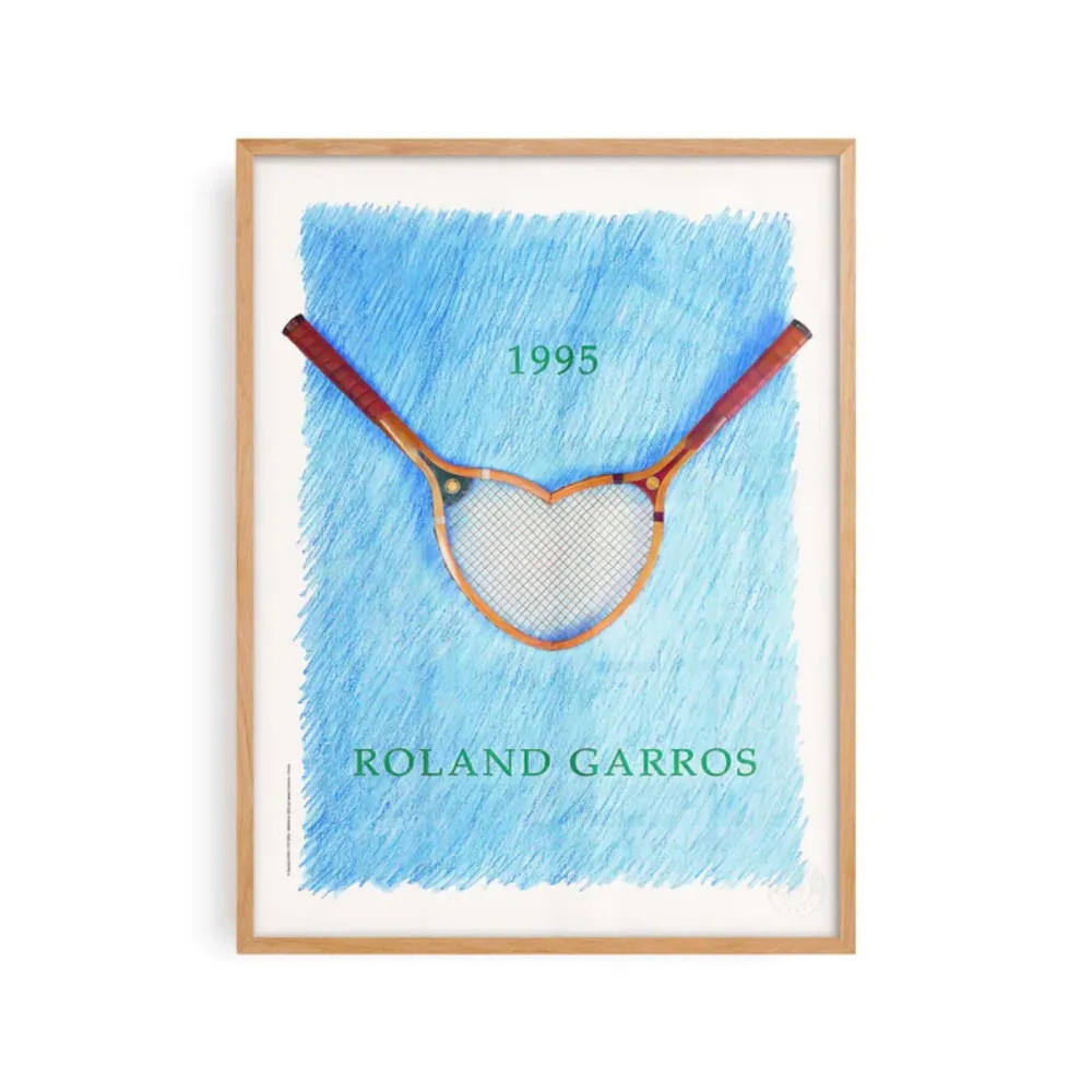 Affiche Roland-Garros 1995 - Donald Lipski - 30 x 40 cm Sélectionné par Fleux