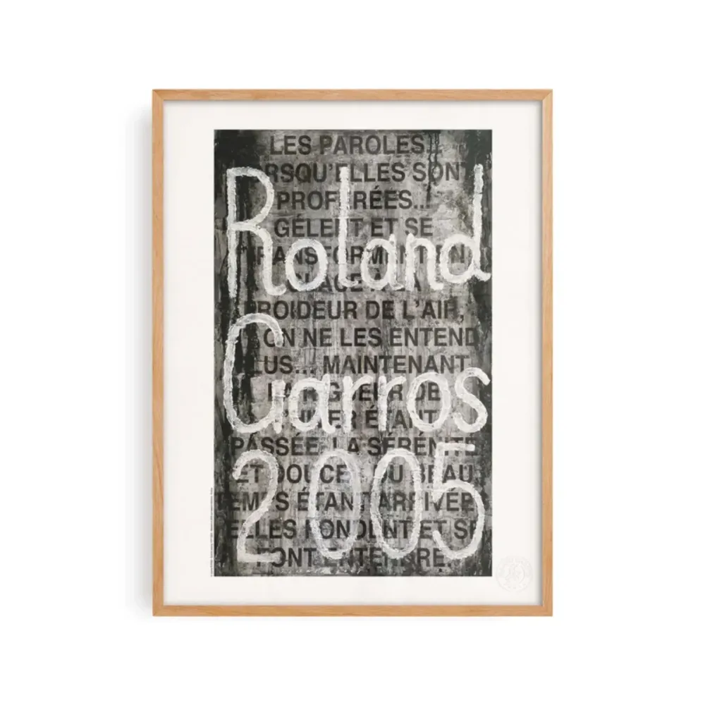 Affiche Roland-Garros 2005 - Jaume Plensa - 30 x 40 cm Sélectionné par Fleux