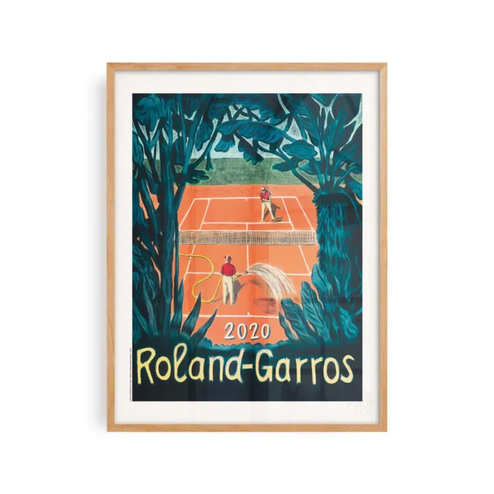 Affiche Roland-Garros 2020 - Pierre Seinturier - 30 x 40 cm Sélectionné par Fleux