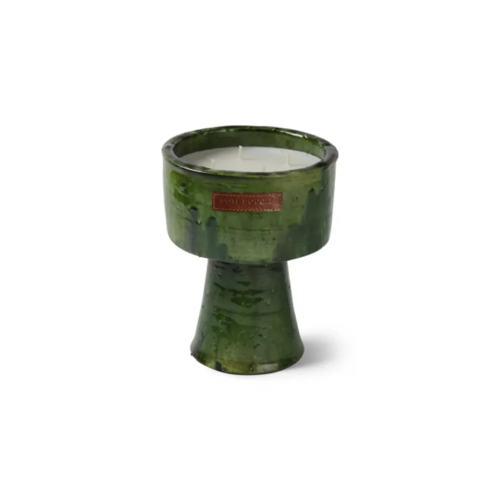 Bougie Coupe Tamegrout - Menthe et Thé Vert Sélectionné par Fleux