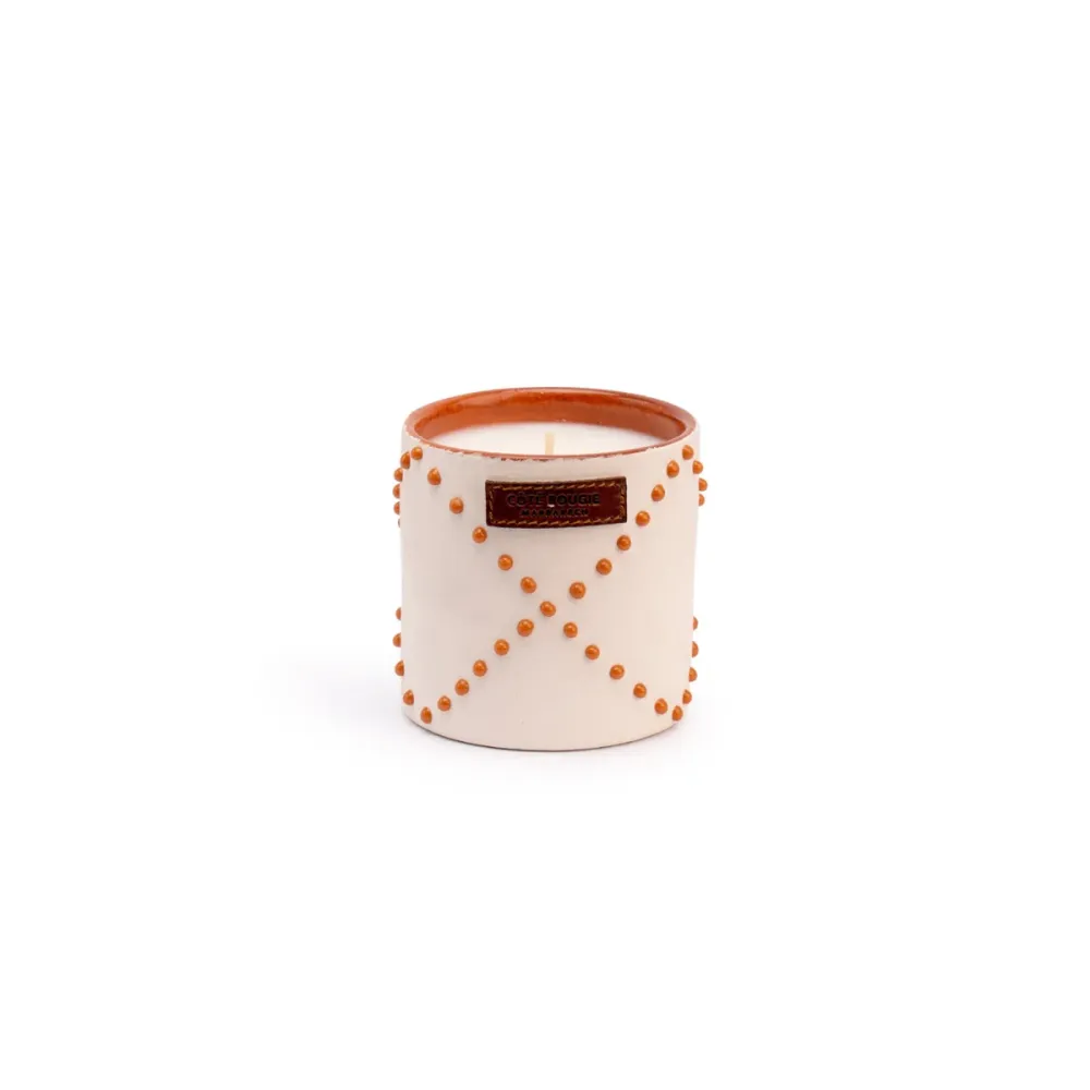Bougie Nomad Dattes - Blanc Terra Sélectionné par Fleux