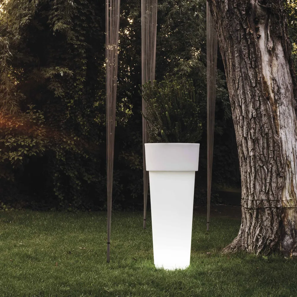 Vase MARCANTONIO avec lumière par Nat Wave pour Serralunga