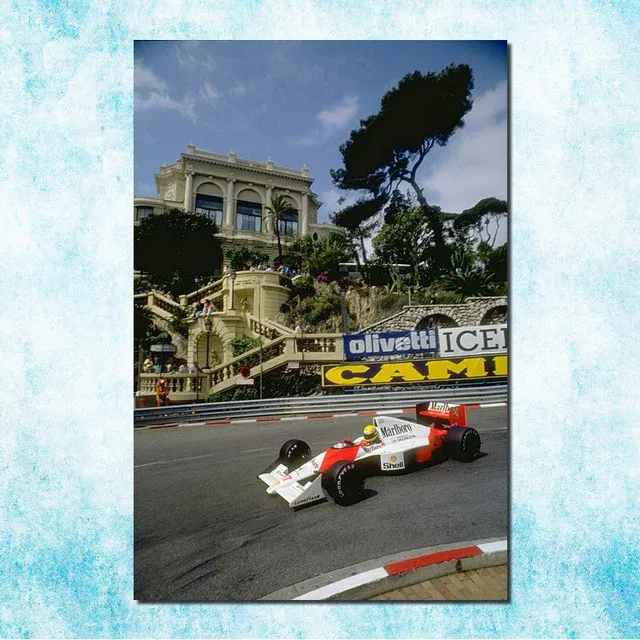 Poster Monaco GP Ayrton Senna ST poster store