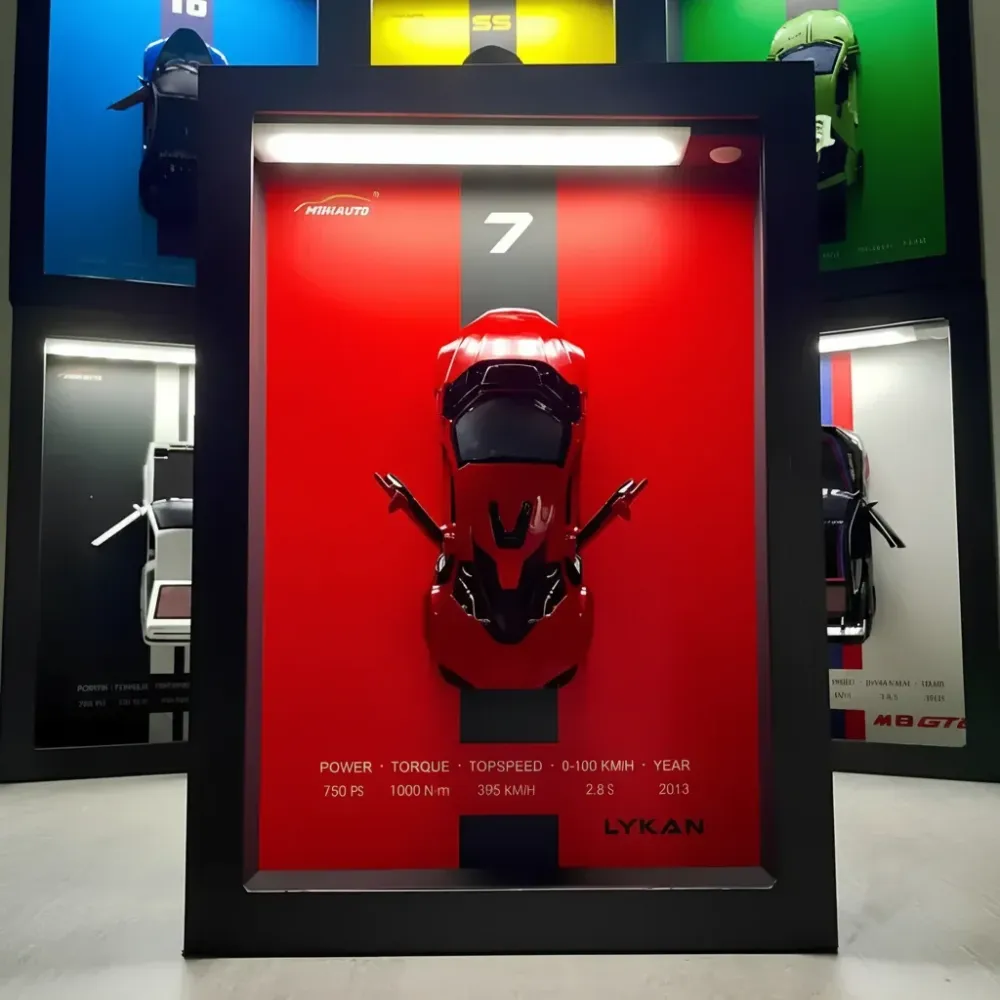 Tableau 3D LED Lykan - Décoration murale voiture