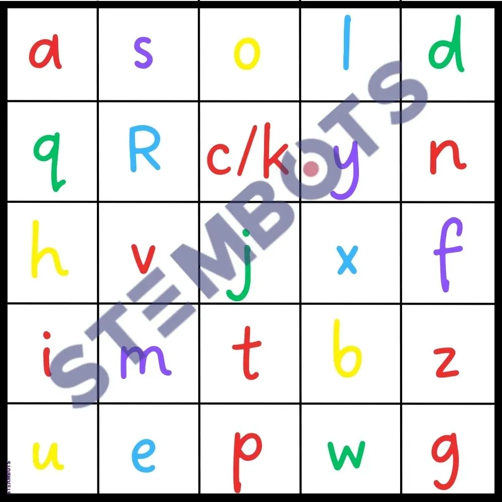 Tapis lettres alphabet pour Souris Code and Go
