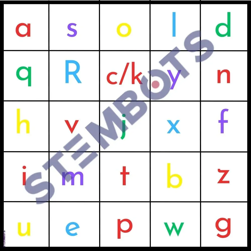 Tapis lettres alphabet (2) pour Souris Code and Go
