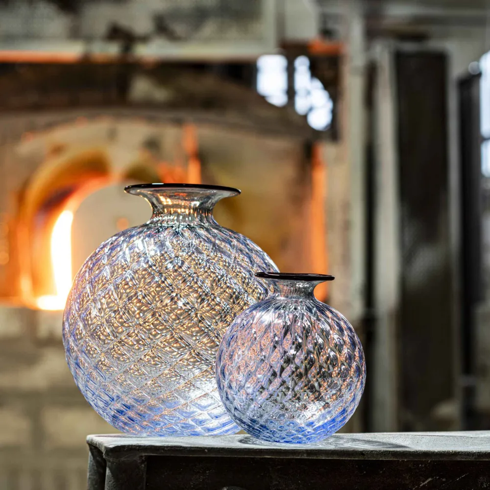 Vase en verre de Murano MONOFIORE BALLOTON par Venini