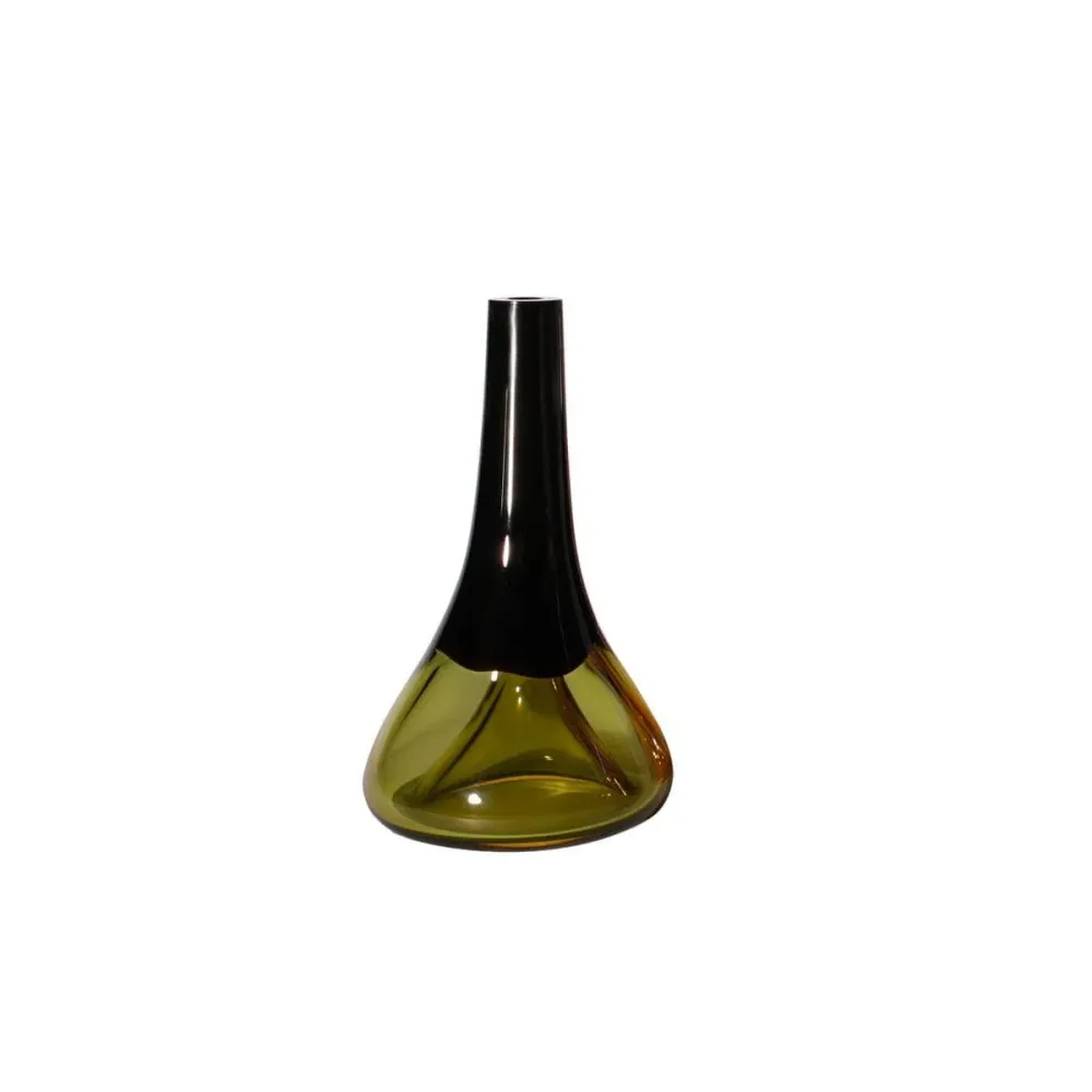 Vase en verre de Murano FORMOSI Vert - H40 cm. - par Wave Murano Glass
