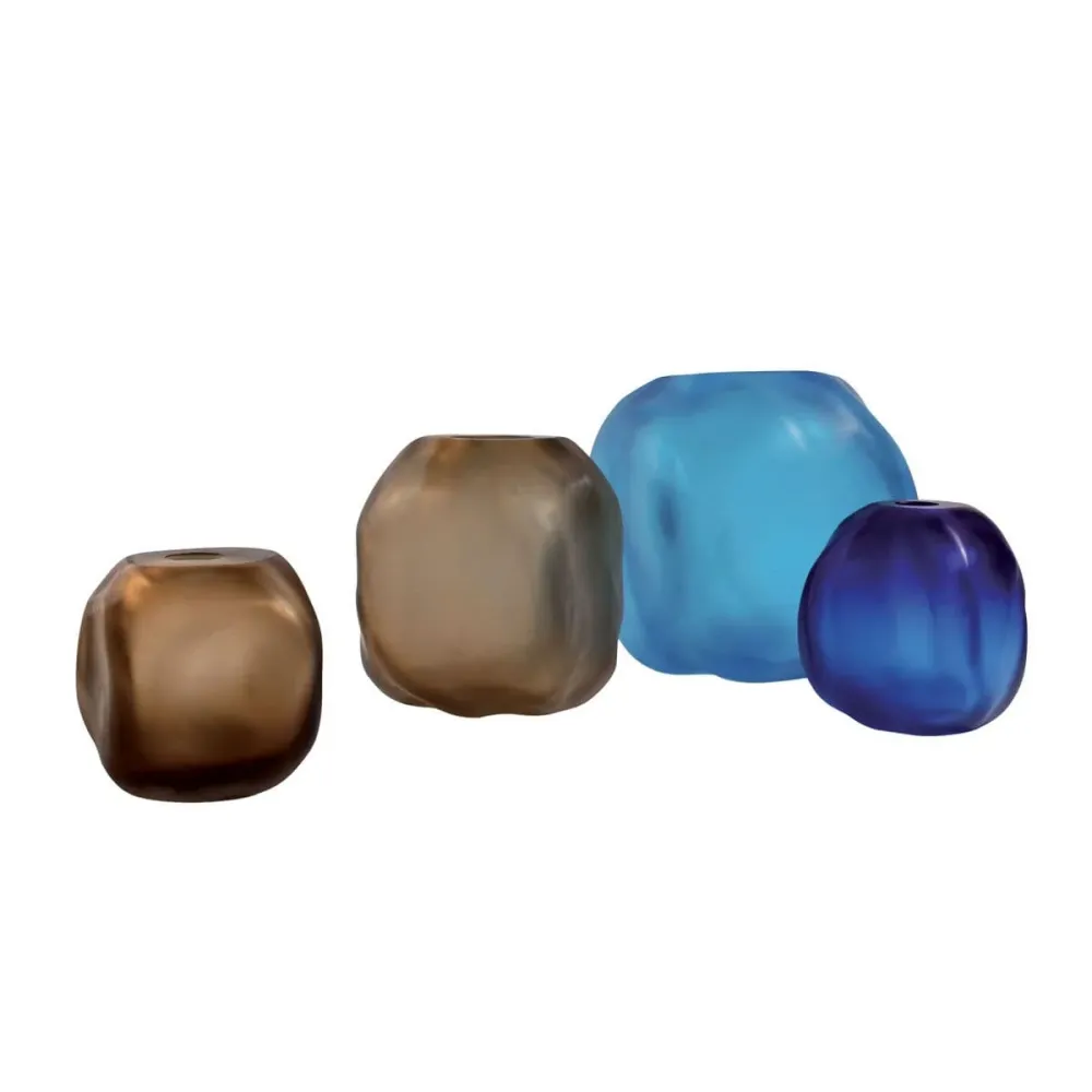 Vase en verre Murano MASSE BIG sablé par Wave Murano Glass