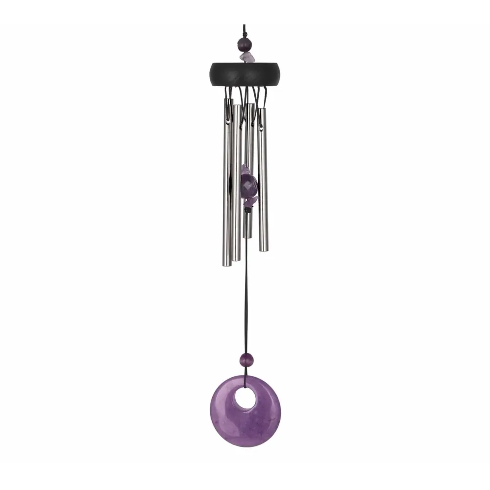 Carillon à Vent Améthyste Precious Stones - 29CM Woodstock