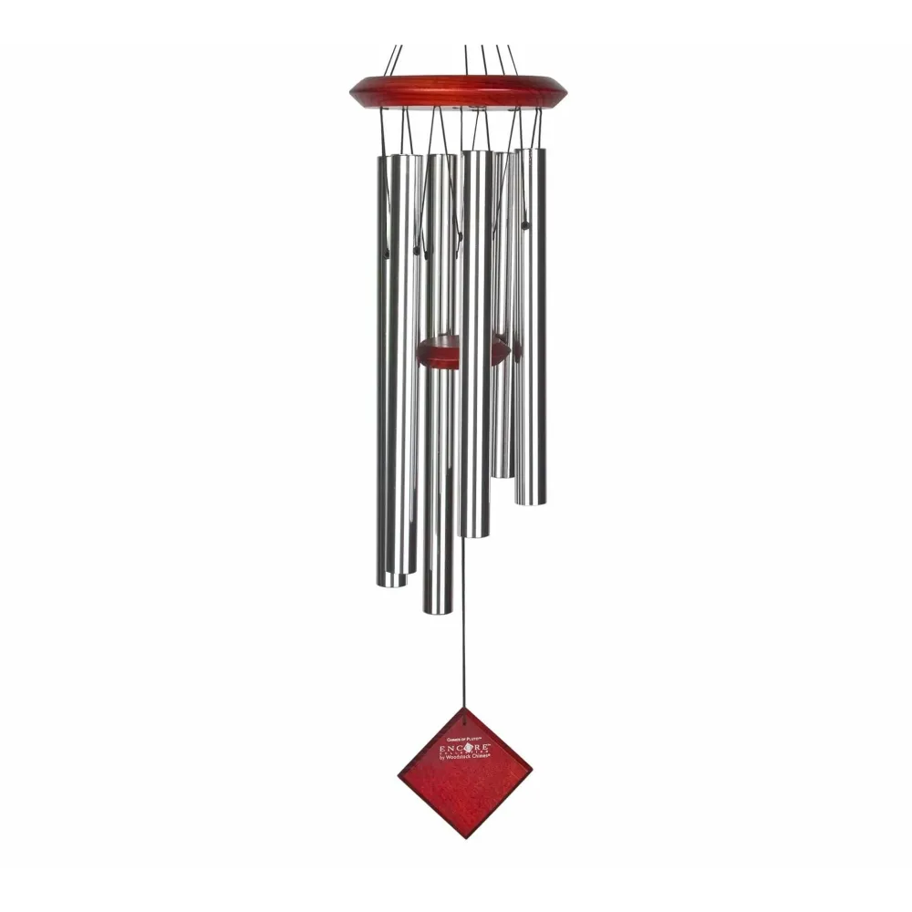 Carillon à Vent Pluton - Argenté - 68CM Woodstock