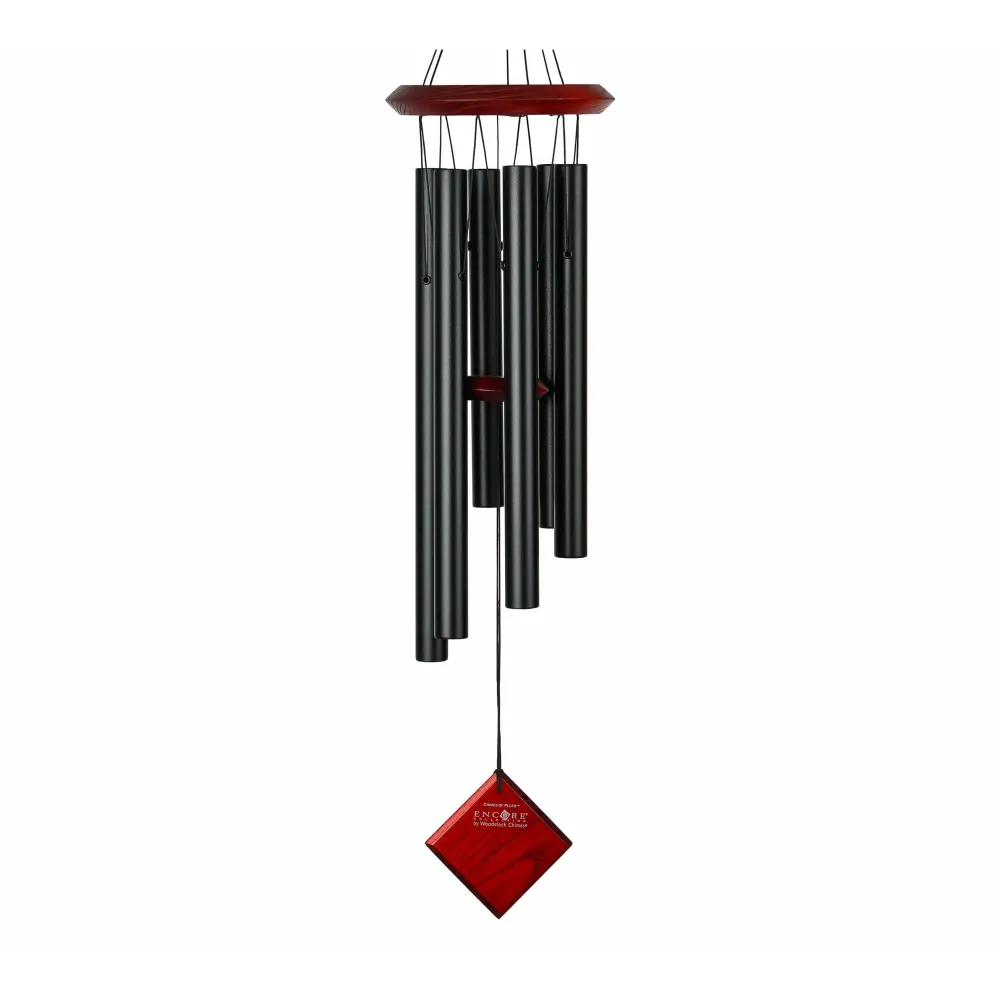 Carillon à Vent Pluton - Noir - 68CM Woodstock