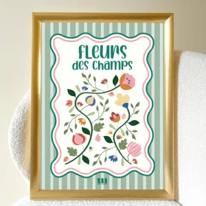 Affiche "Fleurs des champs"