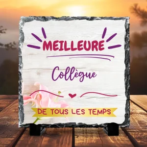 Ardoise Décorative – Meilleure Collègue de Tous les Temps