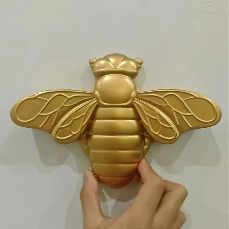 Autocollants muraux créatifs 3D en forme d'abeille mignonne, décoration murale intérieure exquise, cadeaux pour la maison