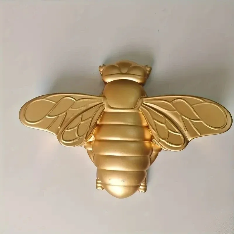 Autocollants muraux créatifs 3D en forme d'abeille mignonne, décoration murale intérieure exquise, cadeaux pour la maison
