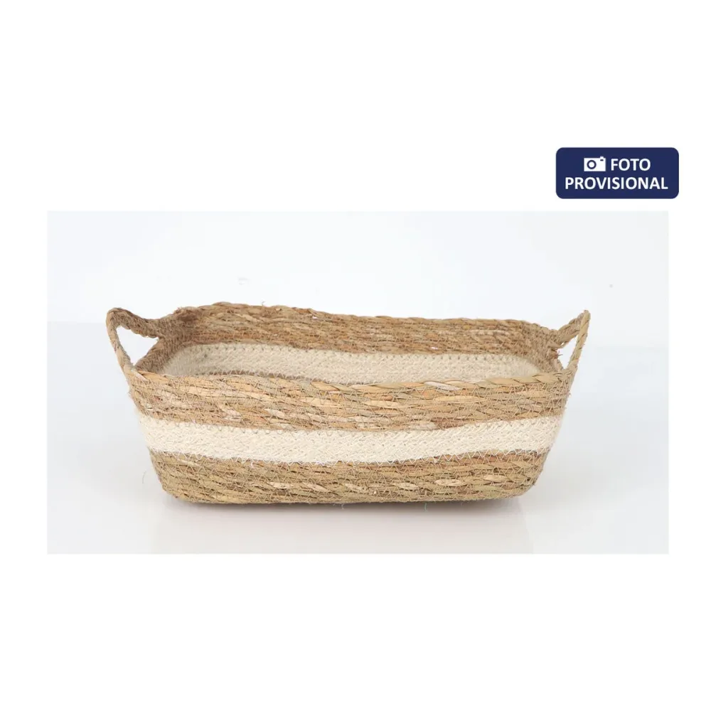Boîte de rangement Privilege osier 20 x 15 x 7 cm (18 Unités)