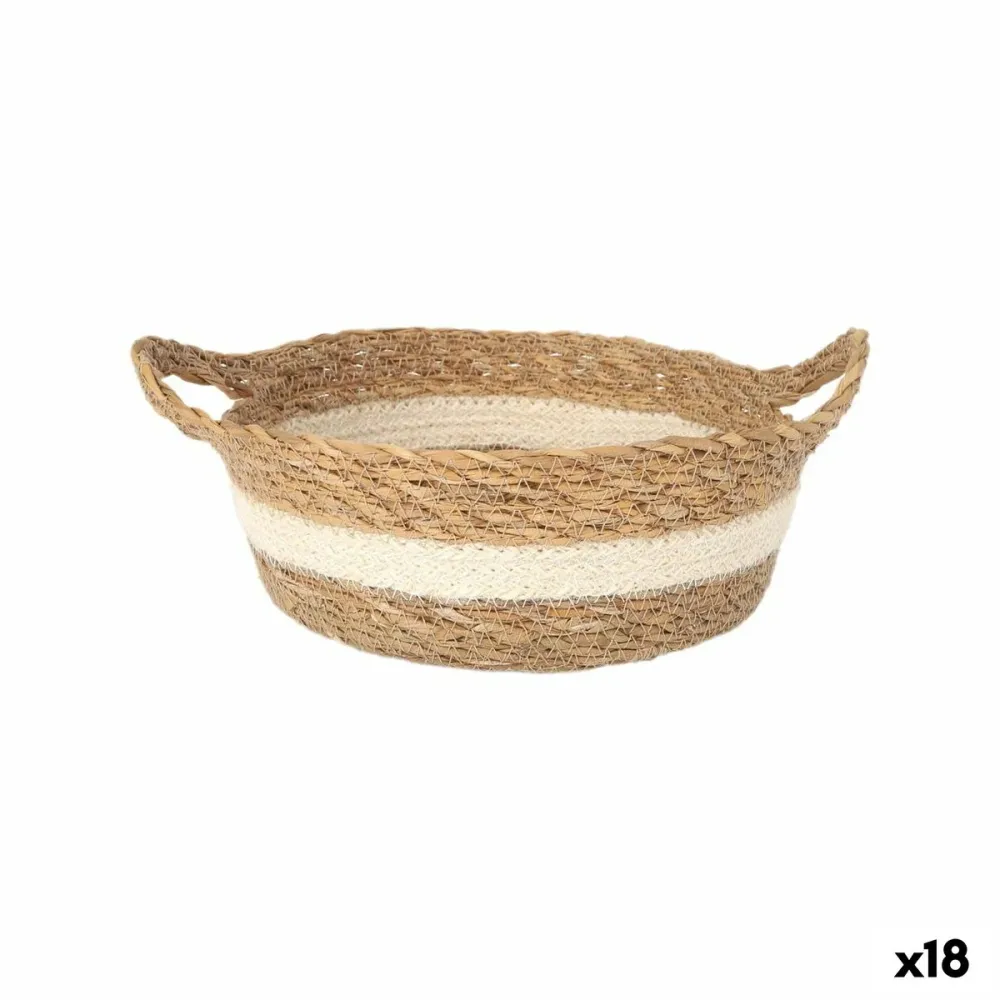 Boîte de rangement Privilege Privilege osier ø 17 x 7 cm (18 Unités)
