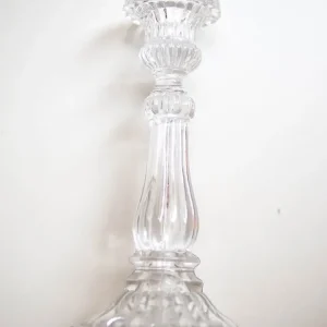 Bougeoir en verre
