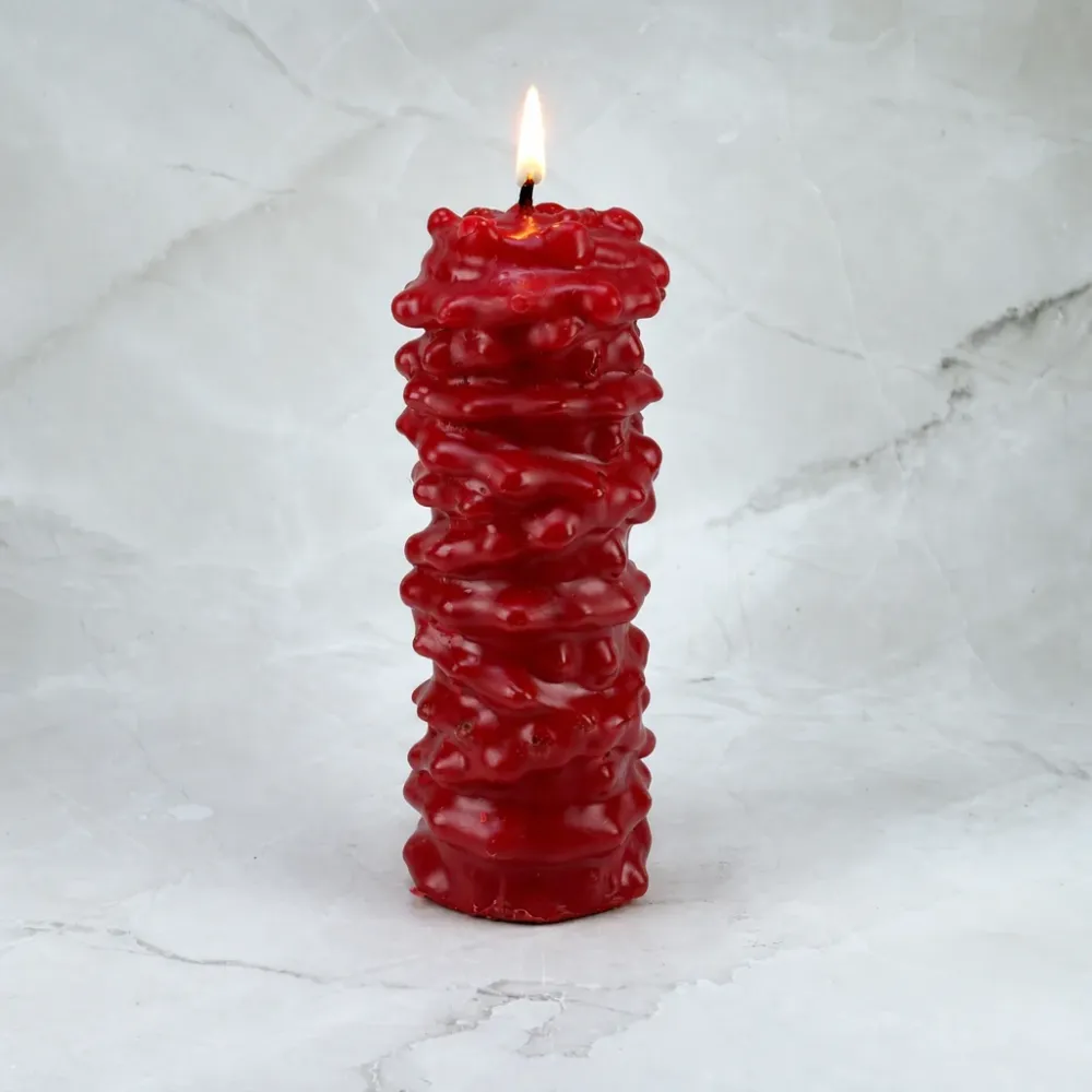 Bougie Mille Nœuds - Rouge