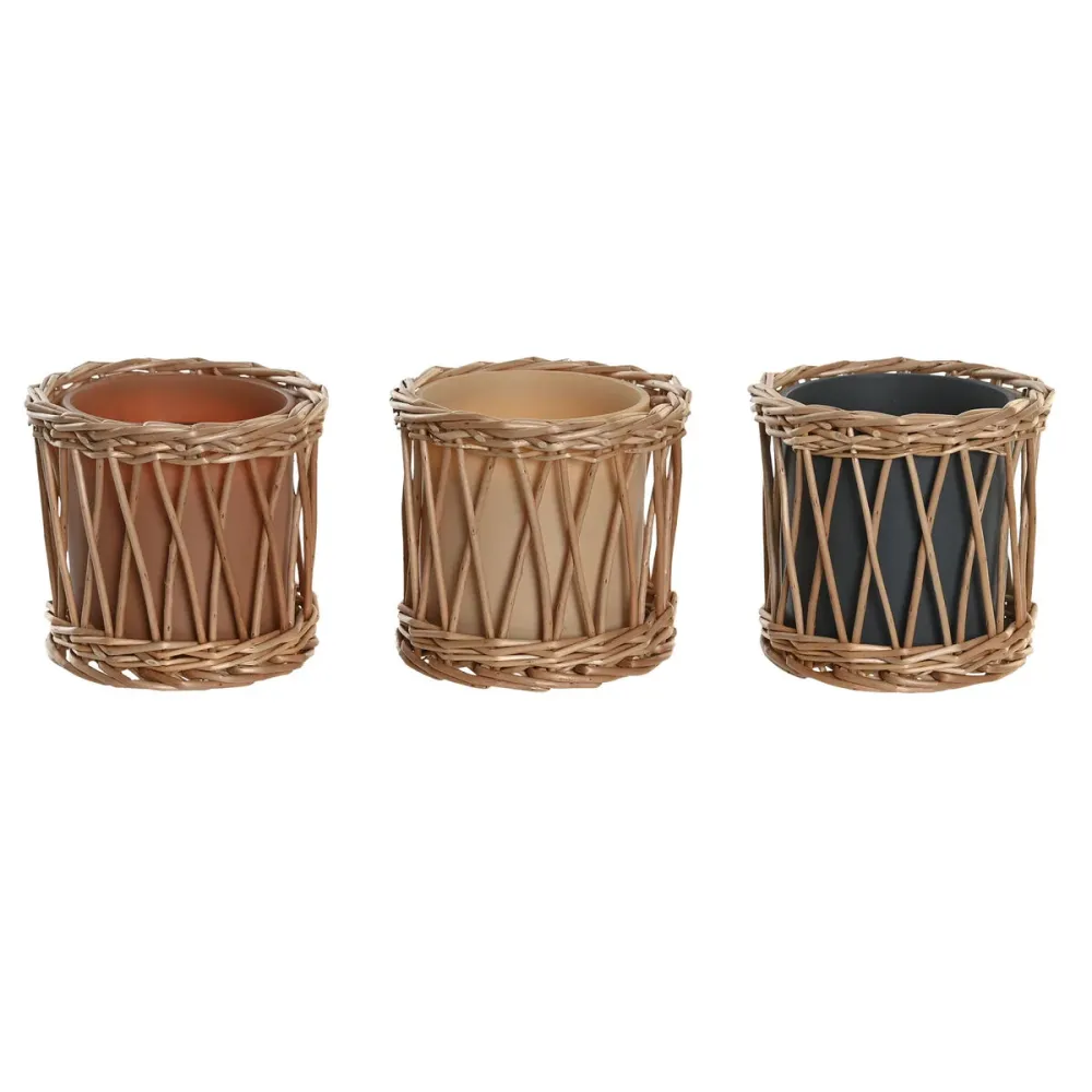 Bougie Parfumée DKD Home Decor Tropical 270 g (3 Unités)