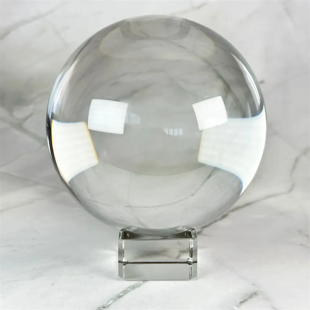 Boule de Cristal avec support (11cm)