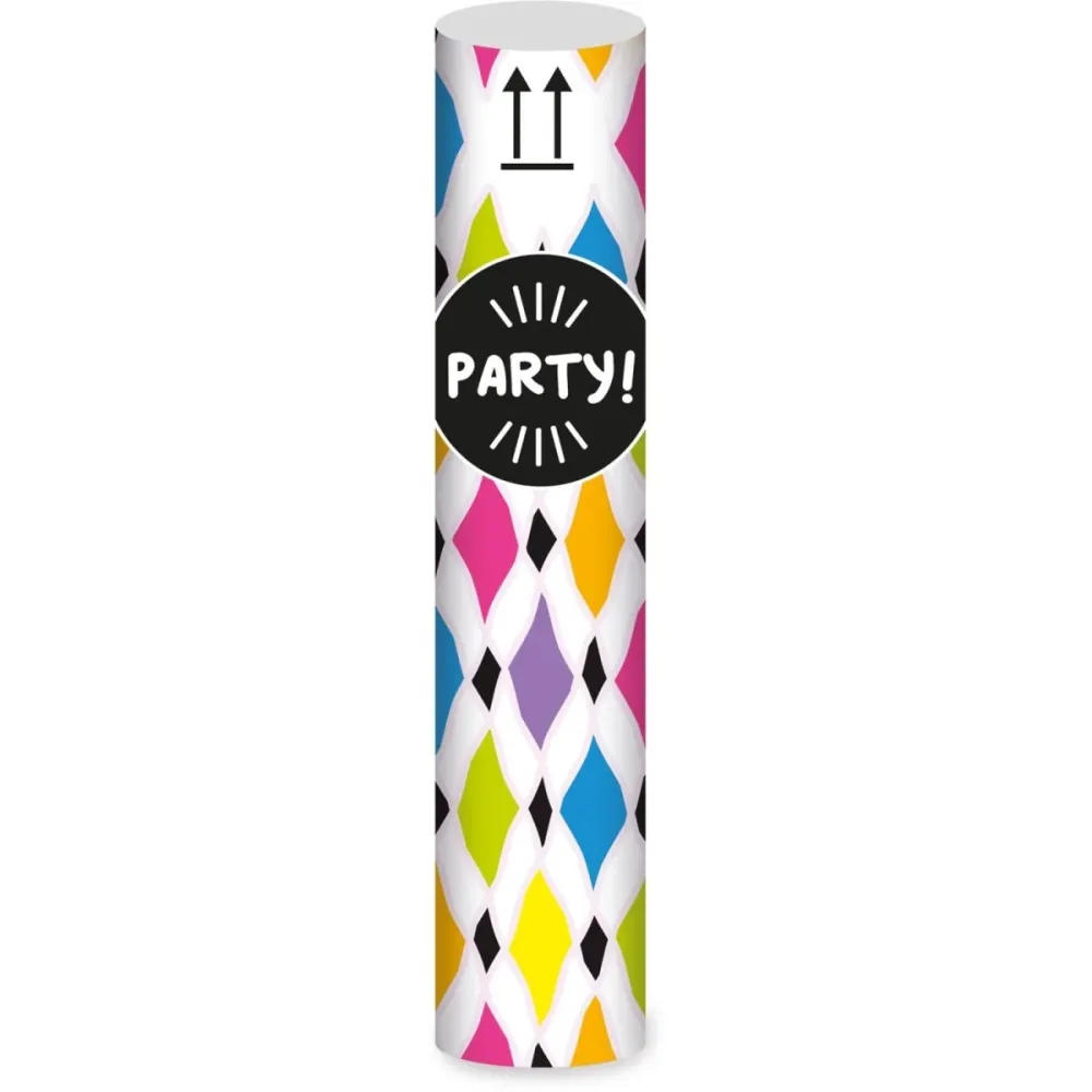 Bâton serpentin Arlequin Party - 20cm