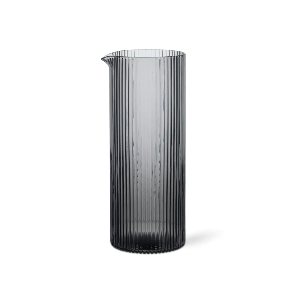 CARAFE RIPPLE GRISE - FERM LIVING