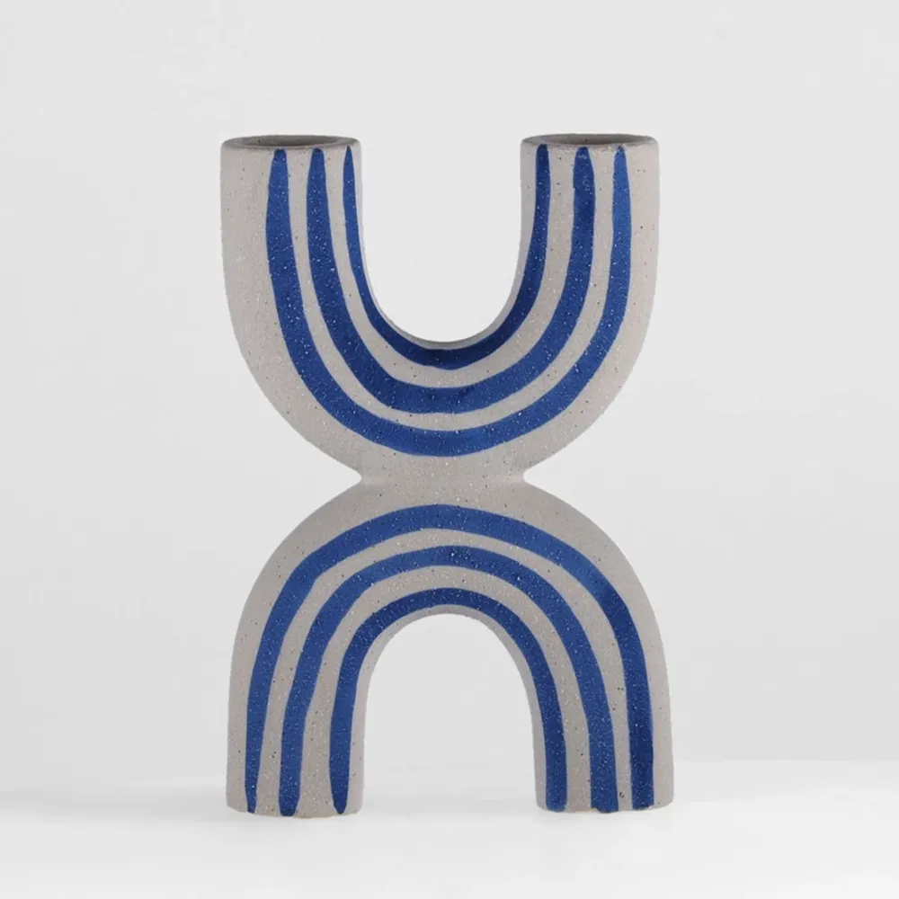 CERAMIQUE DE DECORATION GIGET BLEUE
