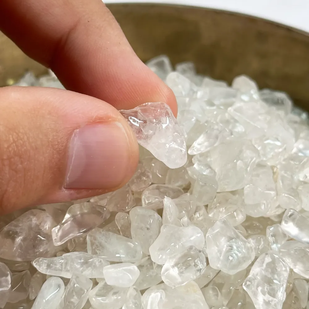 Éclats roulés de Cristal de Roche