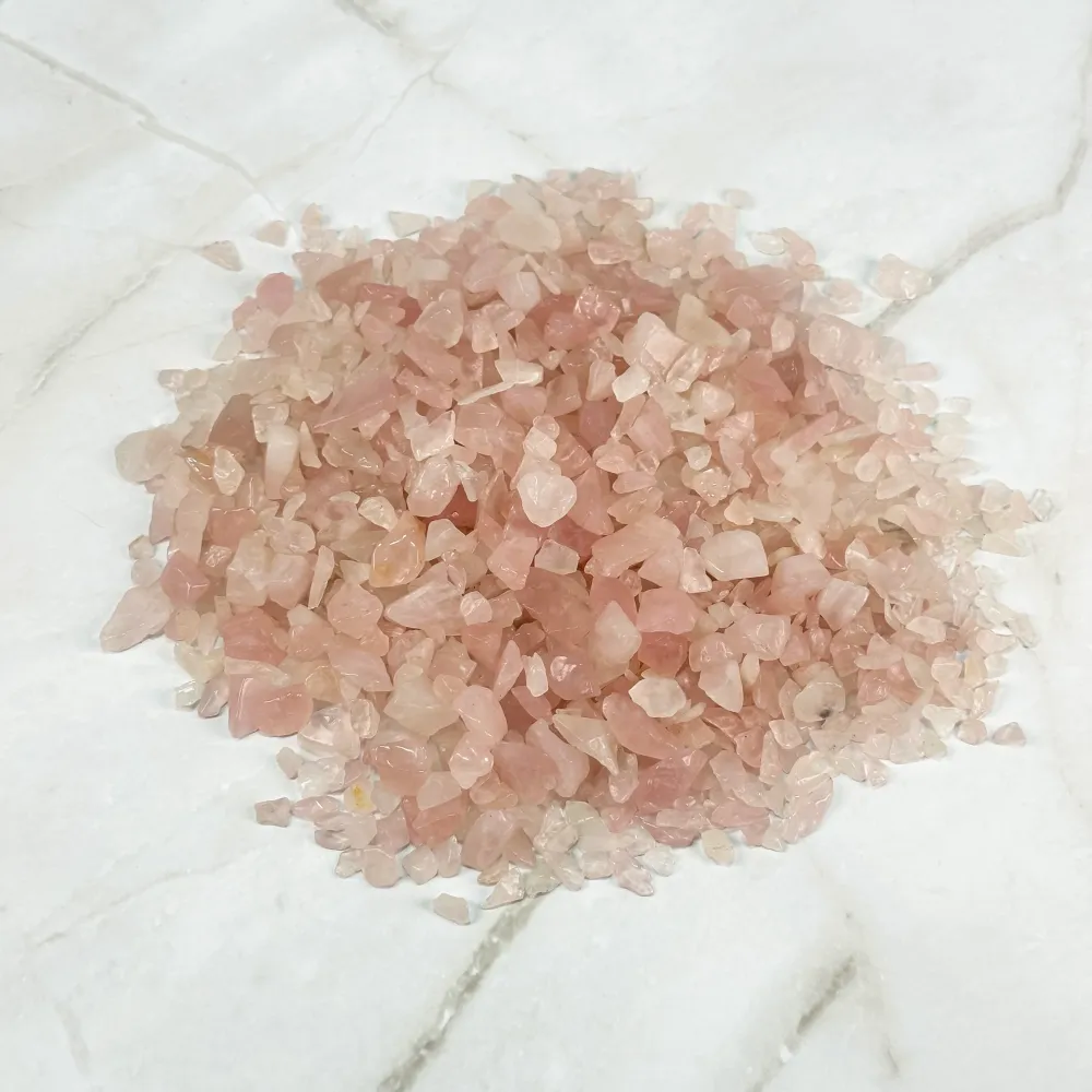 Éclats roulés de Quartz Rose