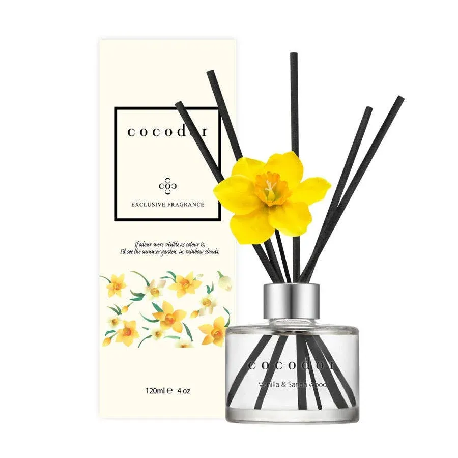 Cocodor Diffuseur Narcisse Vanille & Bois de Santal 120ml
