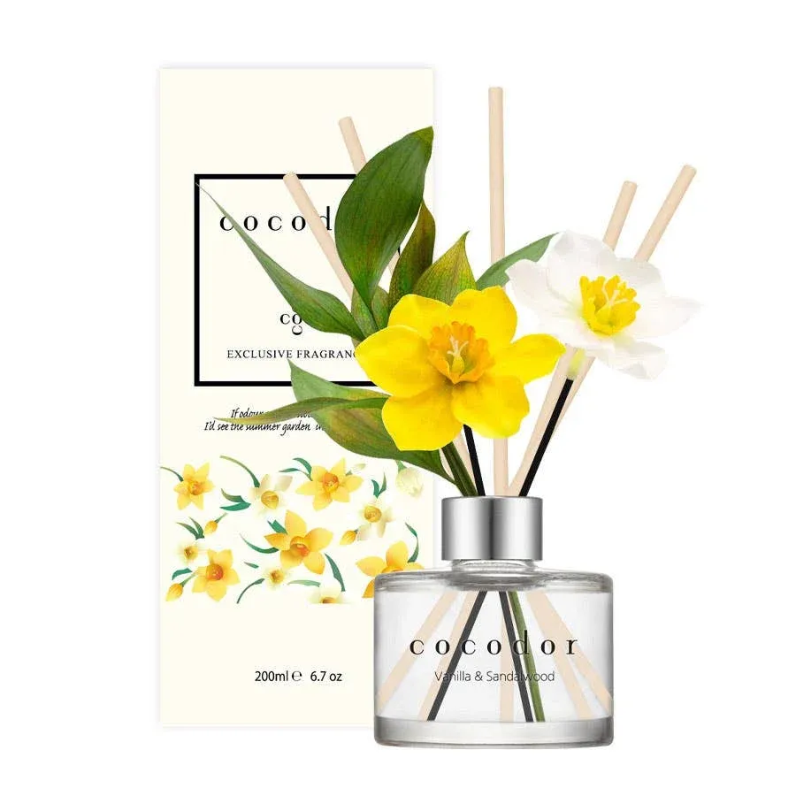Cocodor Diffuseur Narcisse Vanille & Bois de Santal 200 ml