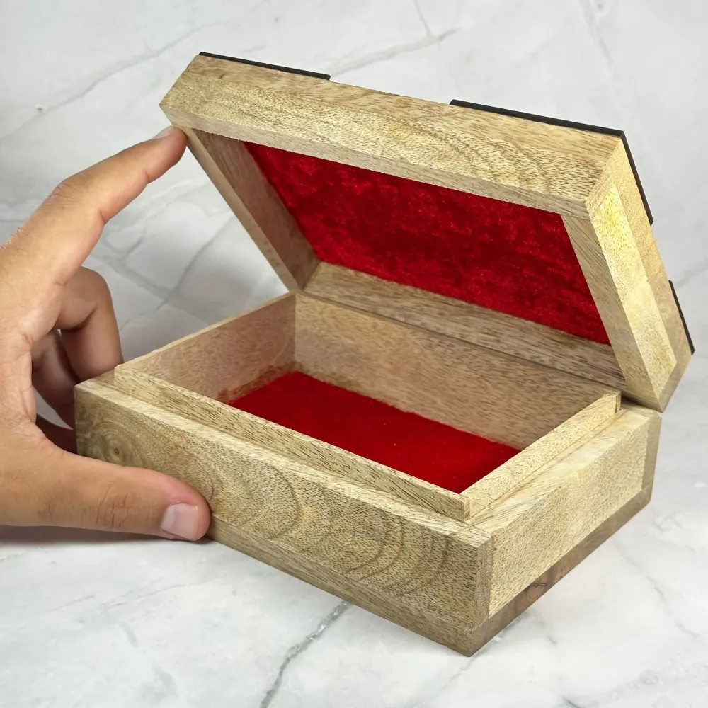 Coffret Arbre de Vie en bois de manguier