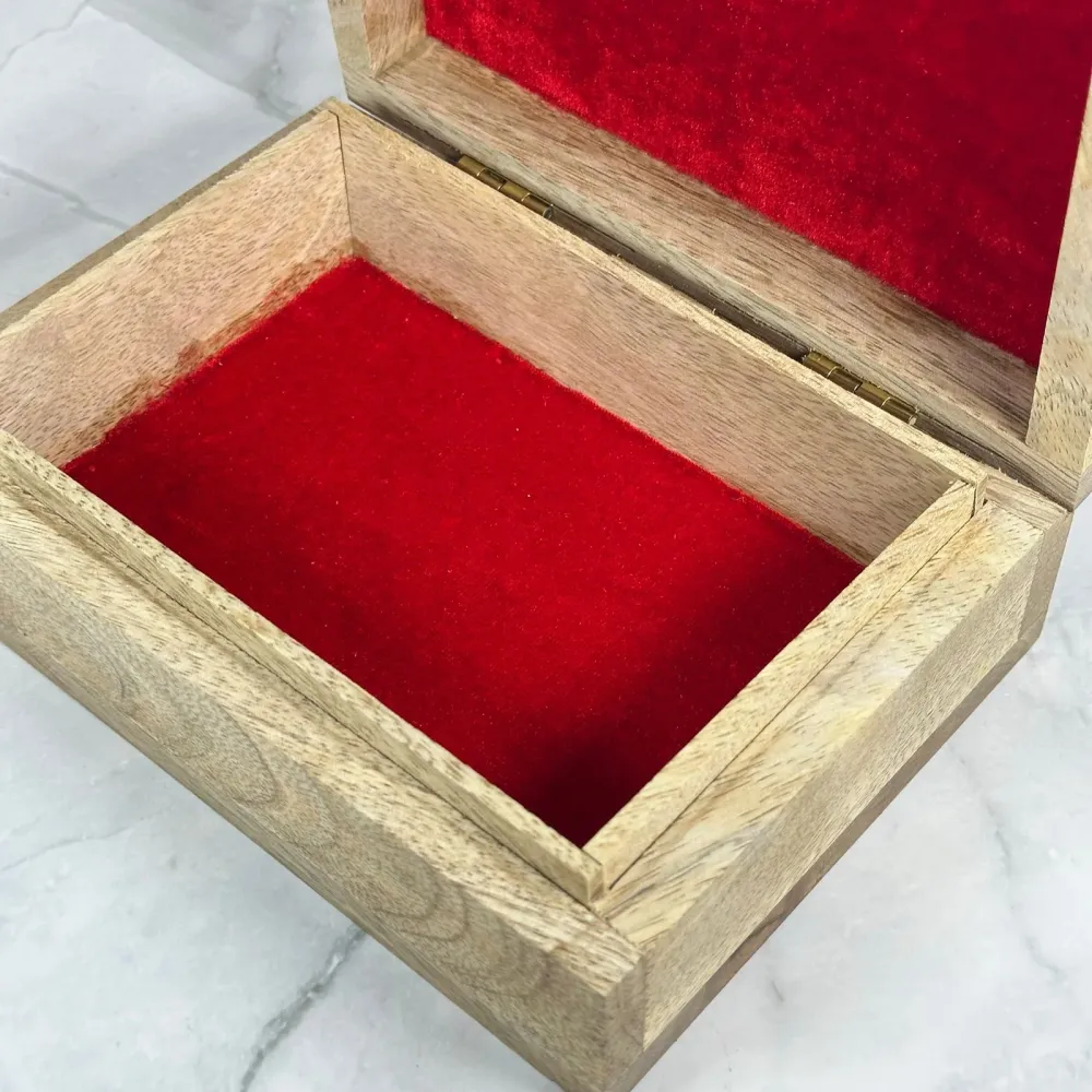 Coffret Arbre de Vie en bois de manguier