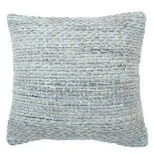 Coussin bleu mix 18po x 18po - Collection Océ