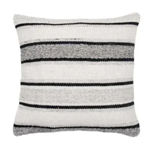 Coussin ligné mix 18po x 18po - Collection Élément
